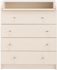 Пеленальний комод Babyroom Teddy bear 102x80x50 vanilla